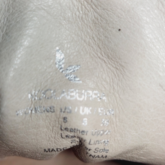 KOOLABURRA UGG Tan Leather Studded Wedge Sneakers Booties E511 - Picture 14 of 14